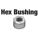 HEX BUSHING, 1 1/4'' X 3/4'', STEEL